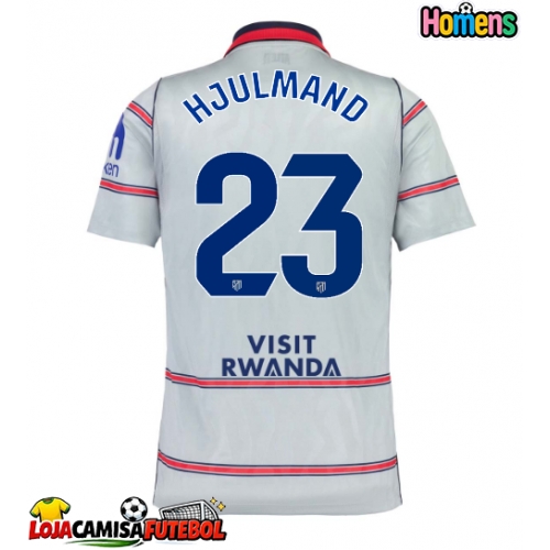 Camisa de Futebol Atletico Madrid Morten Hjulmand #23 Equipamento Alternativo 2026-27 Manga Curta